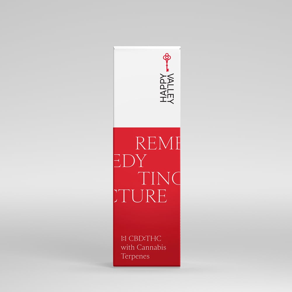 1:1 Remedy Tincture (250mg CBD/250mg THC) by Happy Valley