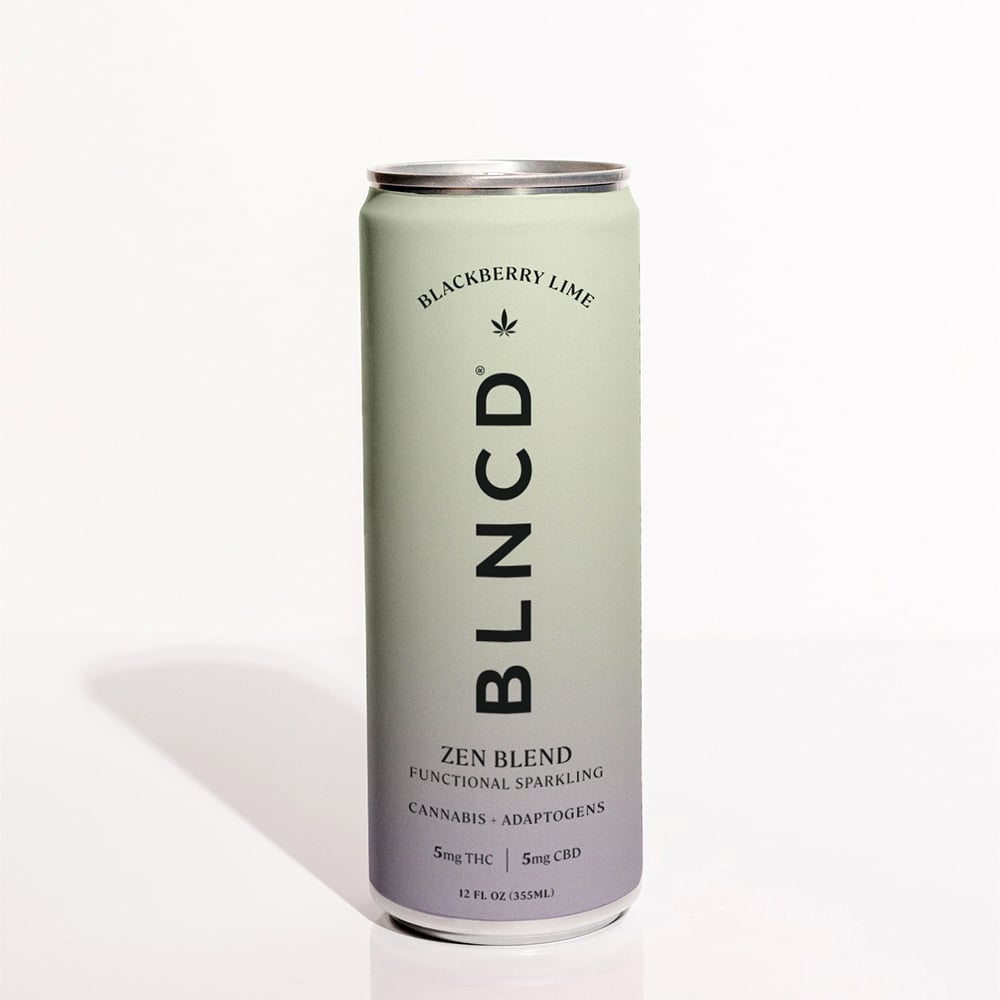 Zen Blend THC + Adaptogen Elixir [12oz] (5mg THC/5mg CBD) by BLNCD