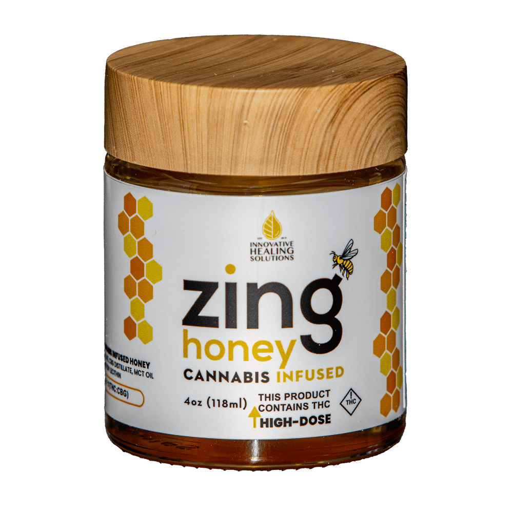 Zing High Dose Honey [4oz] (440mg) by Innovative Healing Solutions