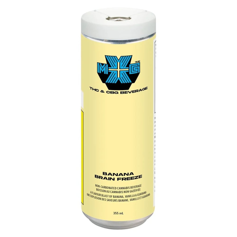 Banana Brain Freeze [355ml] (10mg CBG/10mgTHC) by XMG