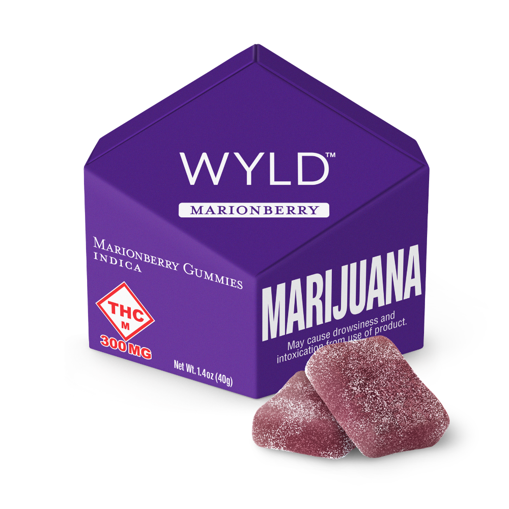 *HIGH DOSE* Marionberry Indica Enhanced Gummies | 300mg by WYLD