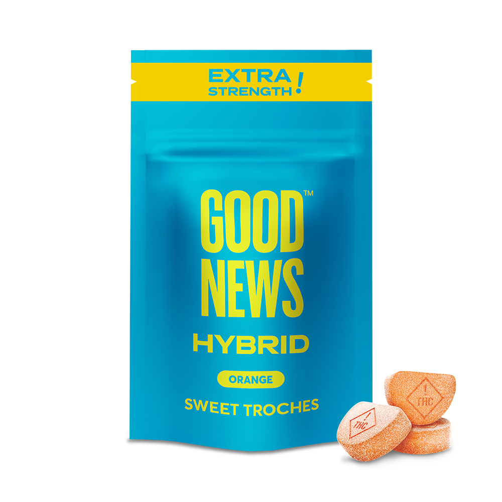 Extra Strength Orange Sweet Troches [20pk] (1000mg) by Good News™
