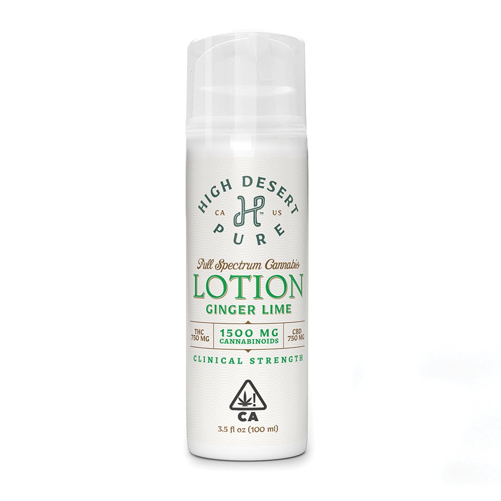 1:1 Ginger Lime [3.5 fl oz] (750mg THC/750mg CBD) by High Desert Pure