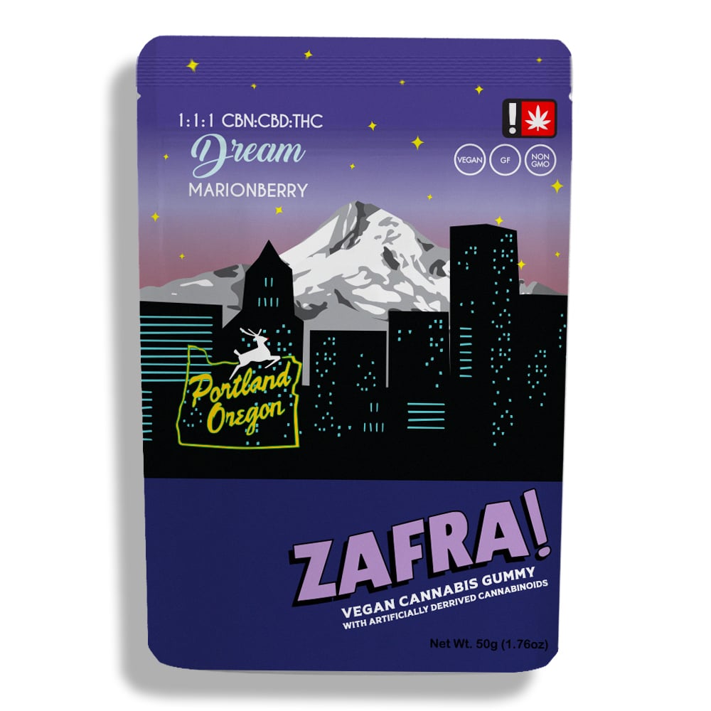 1:1:1 CBN/CBD/THC Marionberry Zafra! (100mg) by Zafra