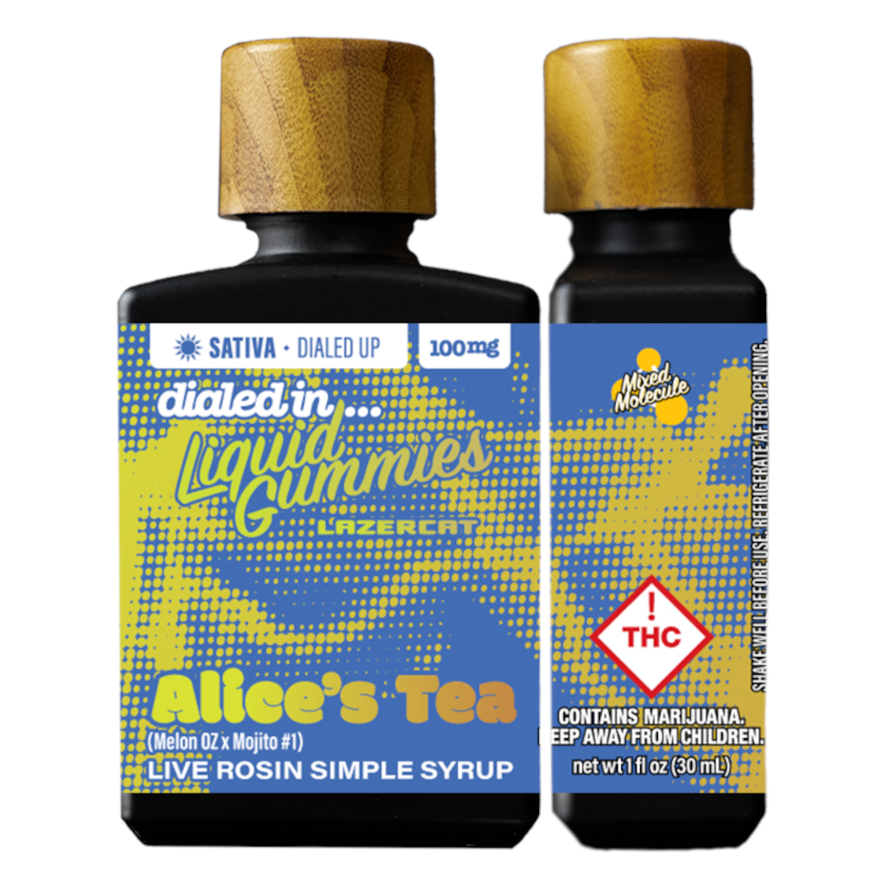 100mg - Alice's Tea - Rosin Drops by Dialed In Gummies