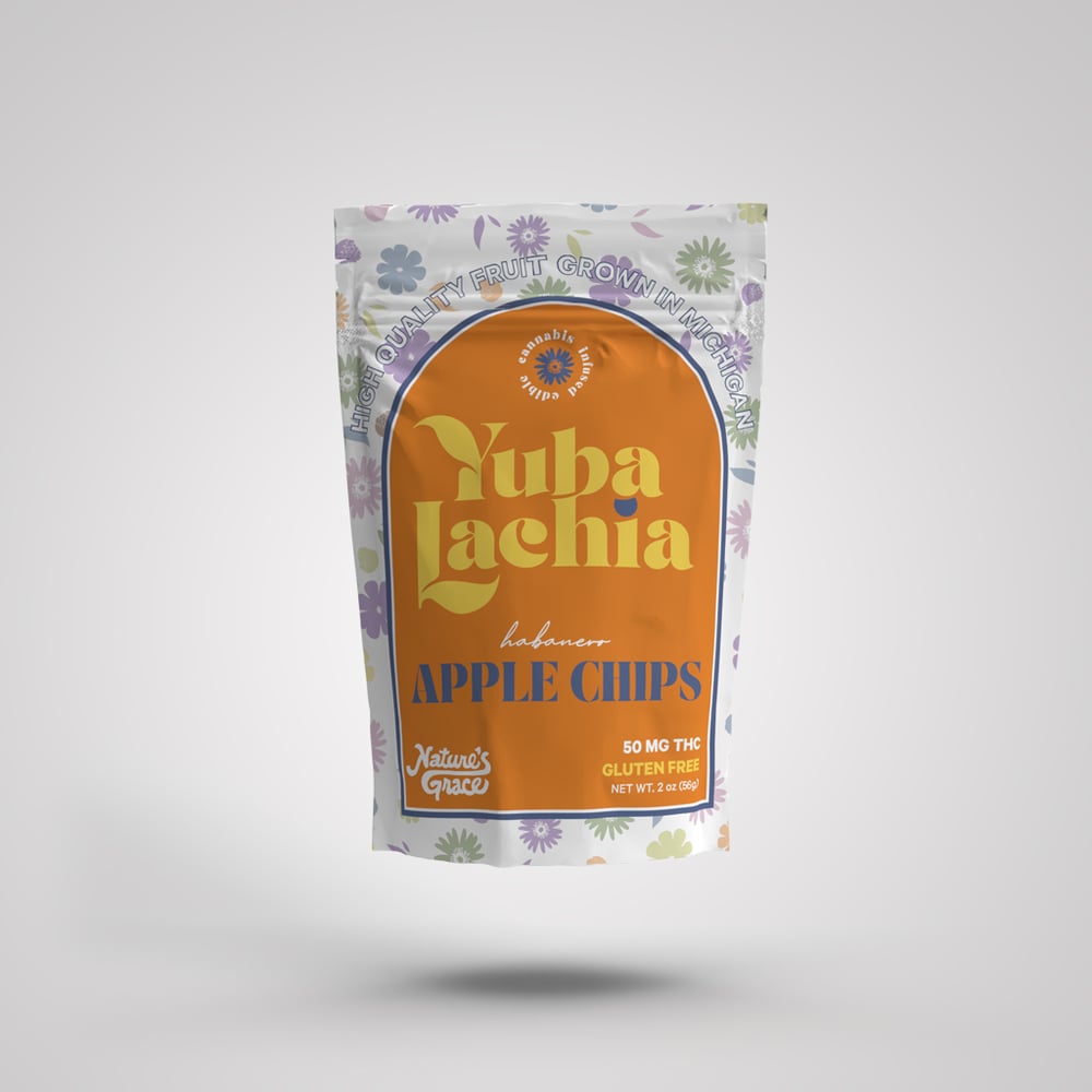 Habanero Apple Chips (50mg) by Yubalachia