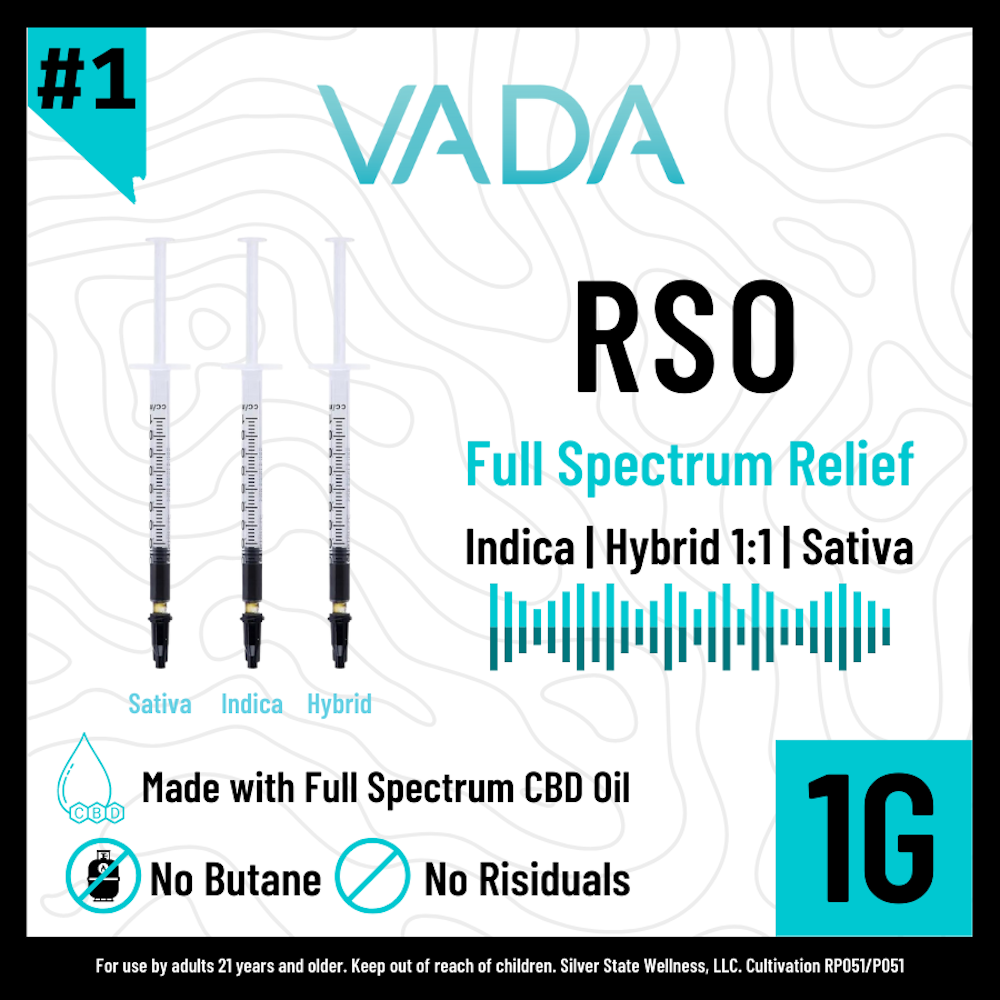 Vada 1:1 CBD:THC RSO 1g by Vada
