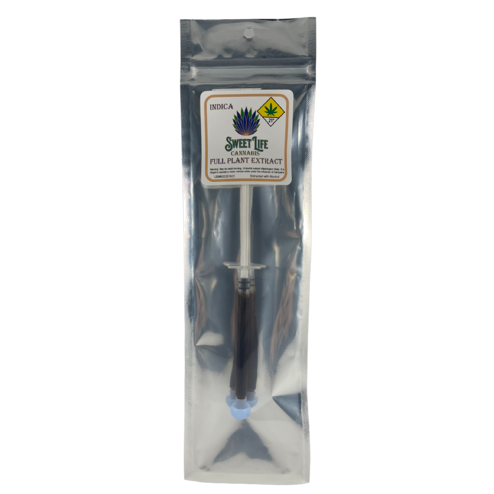 Indica Activated Cannabis Oil by Sweet Life Cannabis