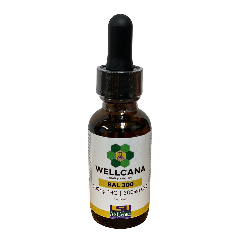 1:1 Balanced - Natural [30ml] (300mg CBD/300mg THC) by Wellcana