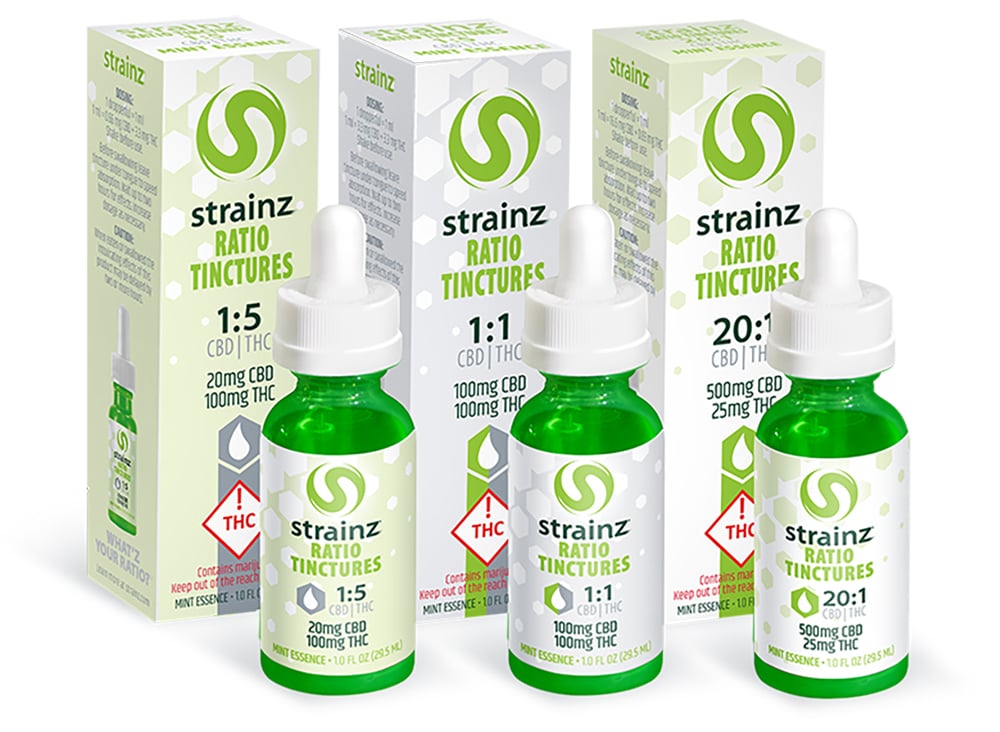 1:1 Balance - Mint [30ml] (100mg CBD/100mg THC) by Strainz