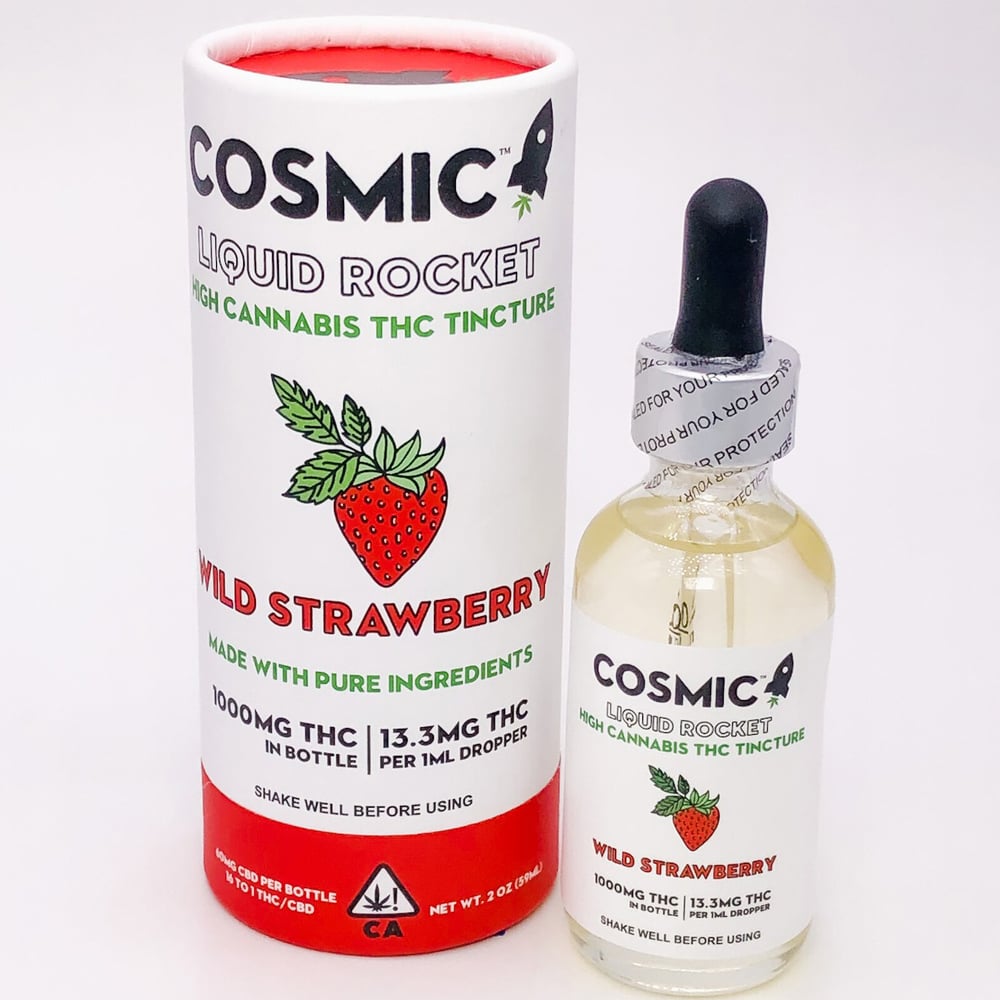 16:1 Wild Strawberry (1000mg THC/60mg CBD) by Cosmic Edibles