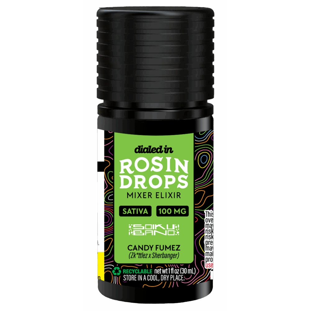 100mg - Candy Fumez - Rosin Drop by Dialed In Gummies