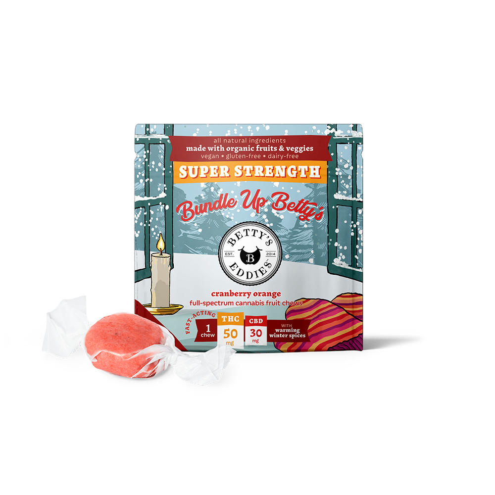 Bundle Up Betty’s - Cranberry Orange [1pk] (30mg CBD/50mg THC) by Betty's Eddies