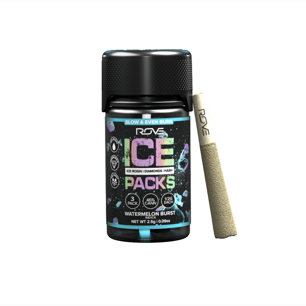 Watermelon Burst - Infused Ice Packs (Rosin, Hash, and Diamonds) [3x 0.5g] by ROVE in United States