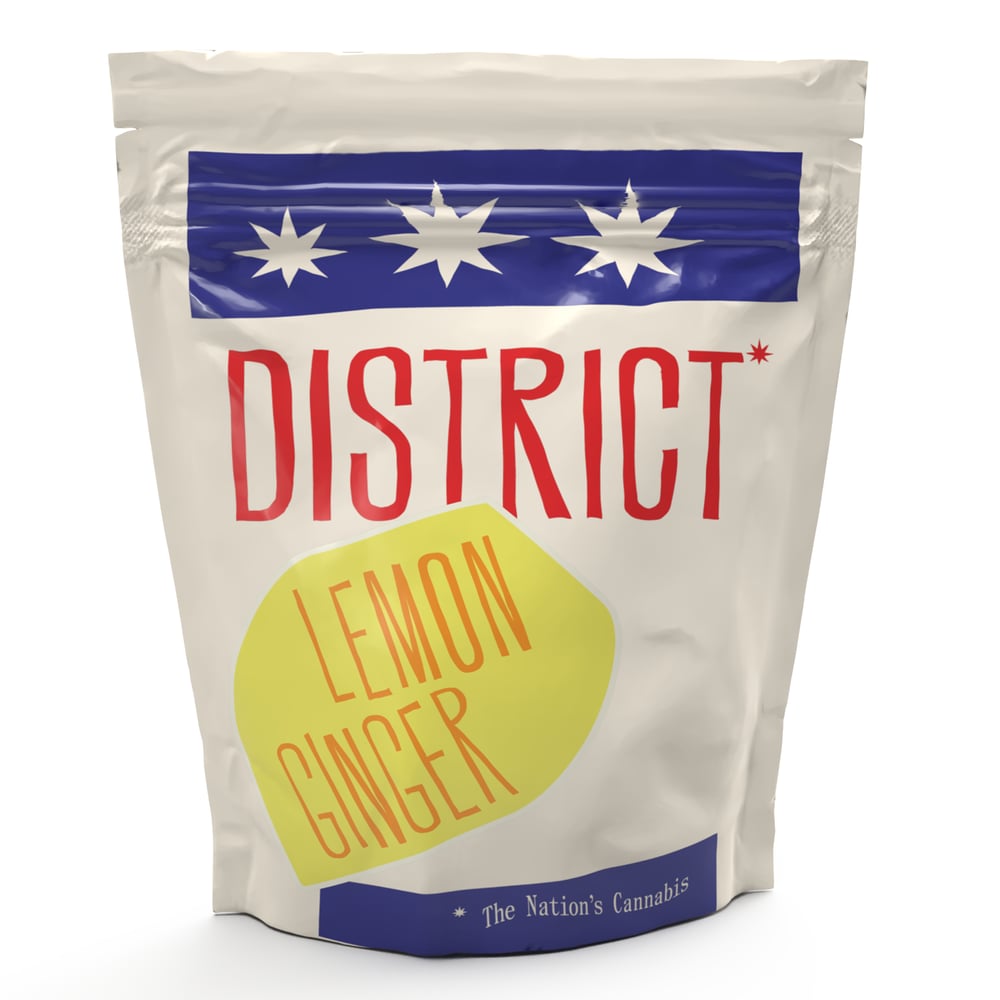 Lemon Ginger [10pk] (100mg THC) by District Cannabis