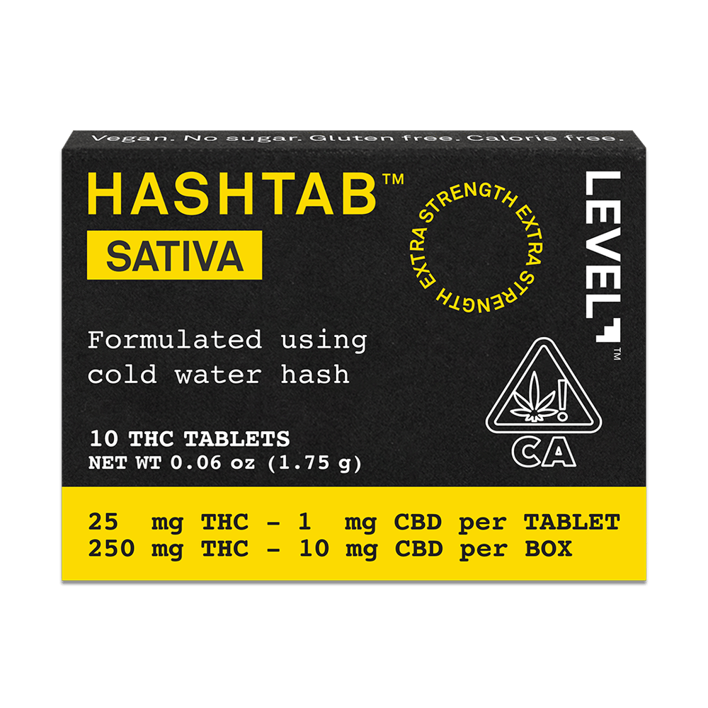 HASHTAB Sativa [10pk] (250mg) by LEVEL in United States