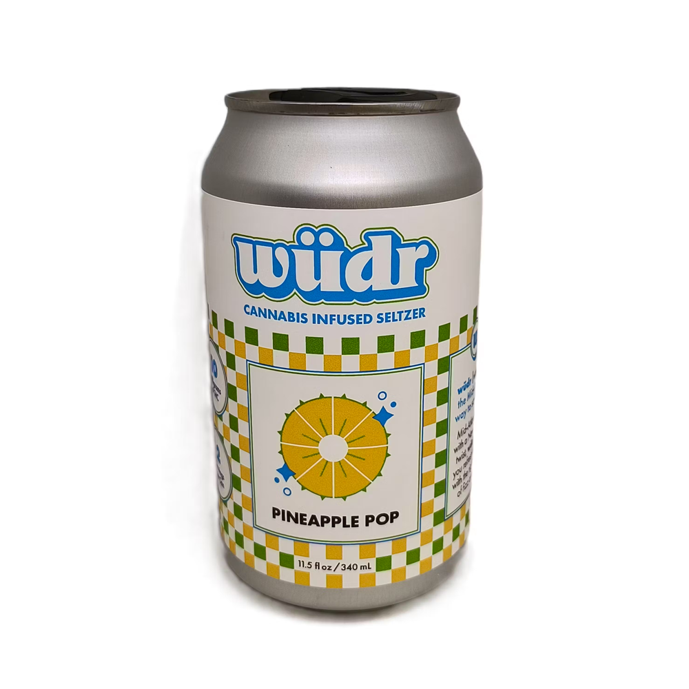 Go Go Pineapple Pop (10mg THC /5mg THCv) by Wüdr