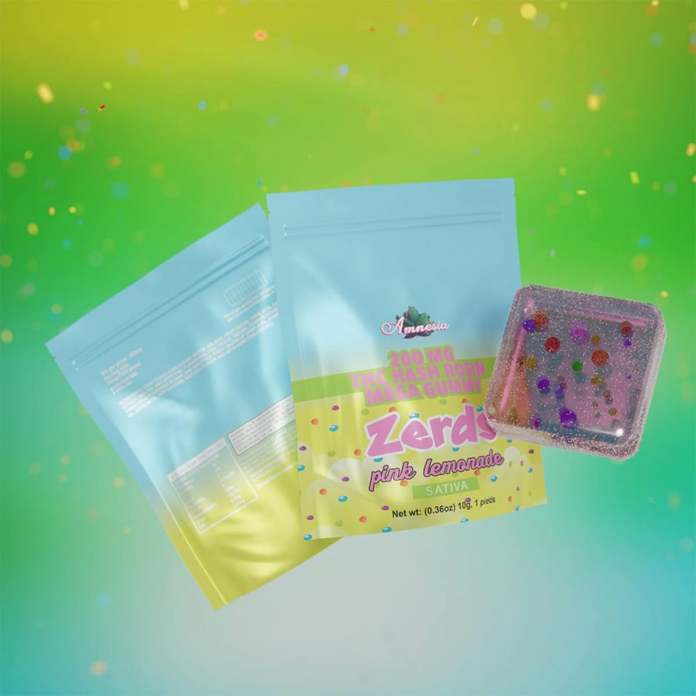 Pink Lemonade Hash Rosin Zerds [1pk] (200mg) by Amnesia