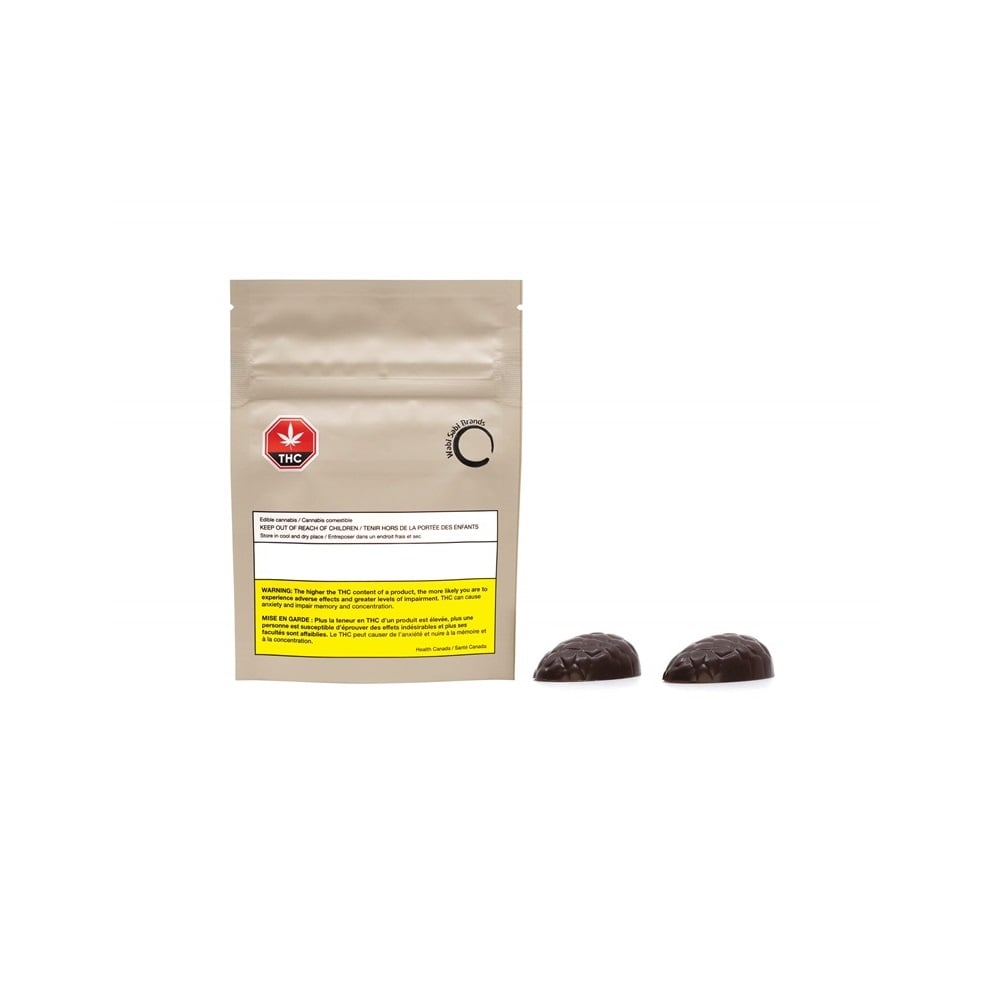 Dark Chocolate Oval [2pk] (10mg) by Wabi Sabi