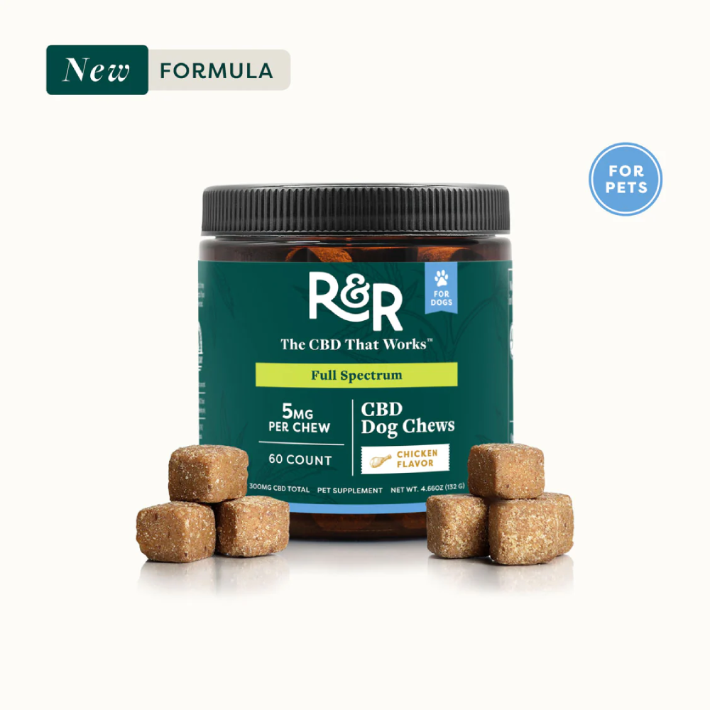 Hemp Dog Chews [60pk] (300mg) by R&R Medicinals