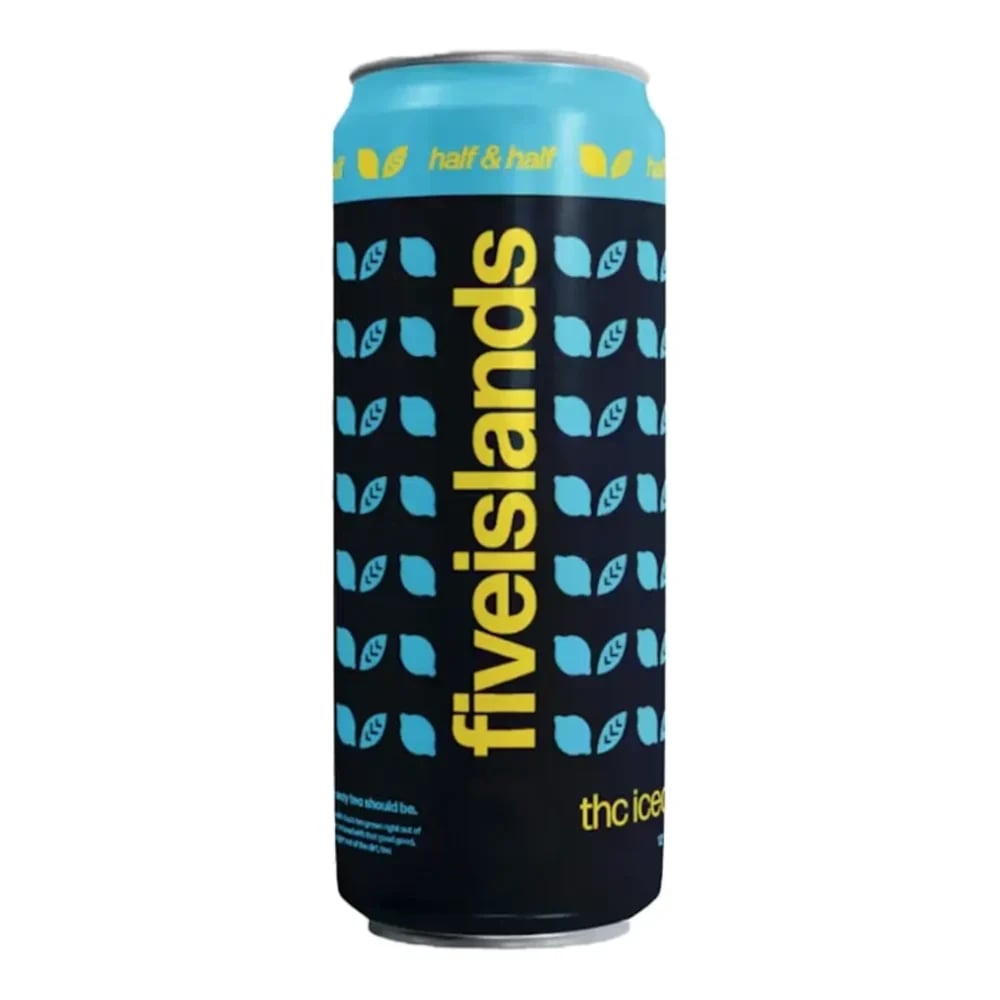 Half & Half Ice Tea [4pk] (20mgTHC) by Five Islands