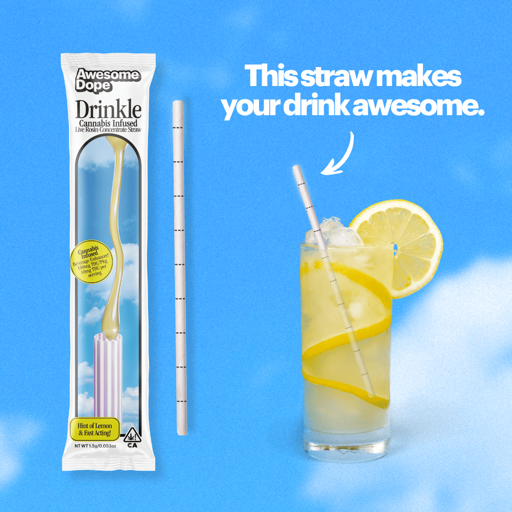 Infused Drinking Straw - Hybrid (25mg) by Awesome Dope