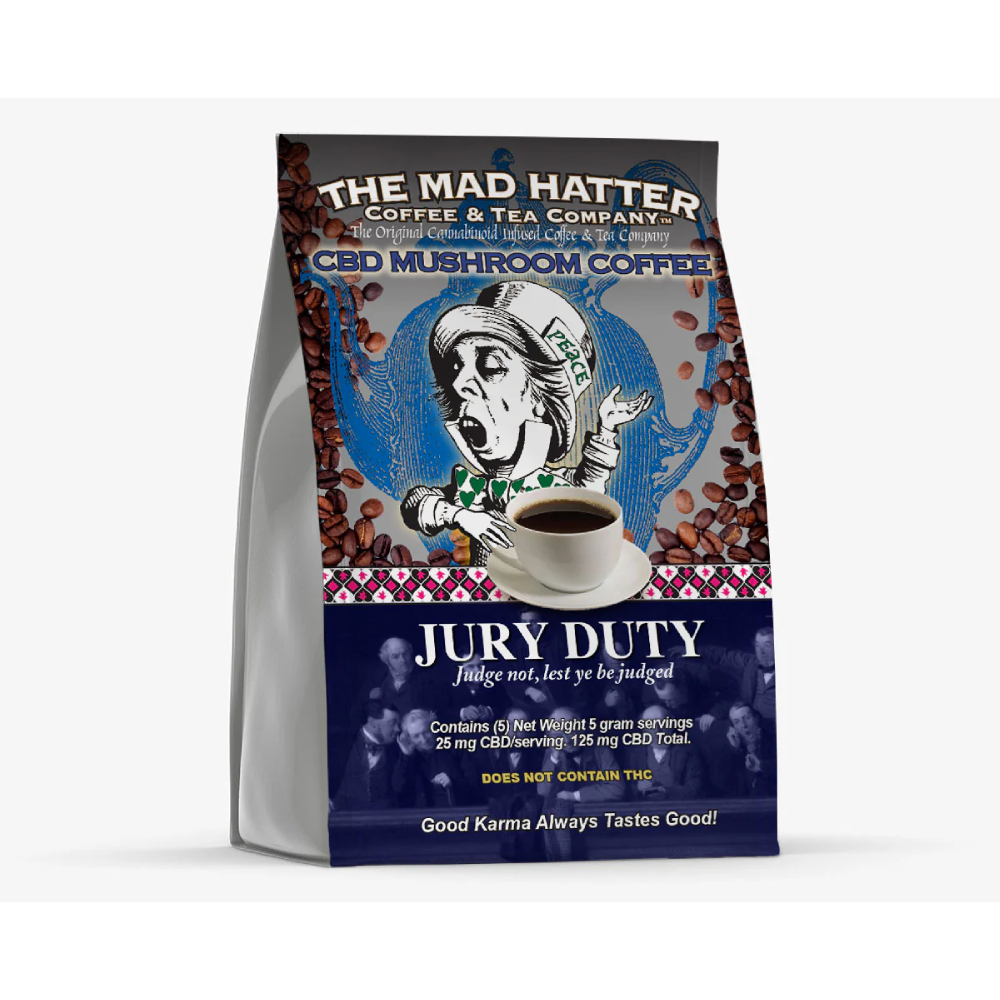Jury Duty [5pk] (125mg CBD/125mg THC) by The Mad Hatter