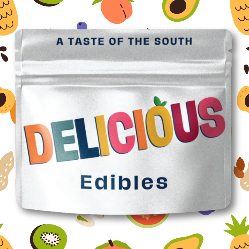 Peaches N Cream [10pk] (100mg) by Delicious Edibles