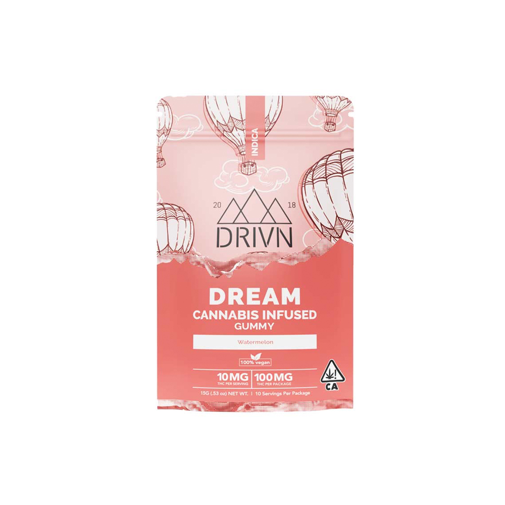 Watermelon - Indica [10pk] (100mg) by Drivn
