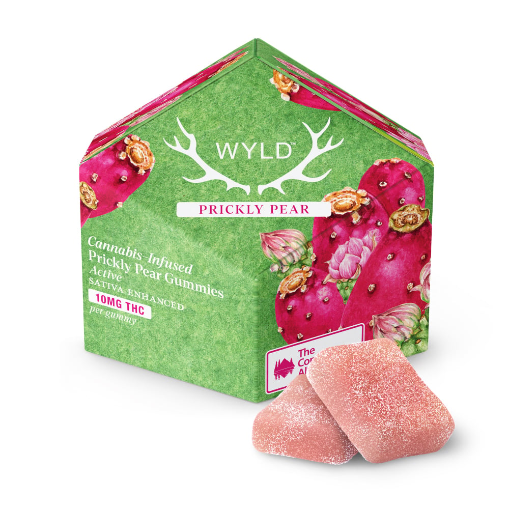 Prickly Pear Sativa Enhanced Gummies | 100mg | LIMITED TIME! by WYLD