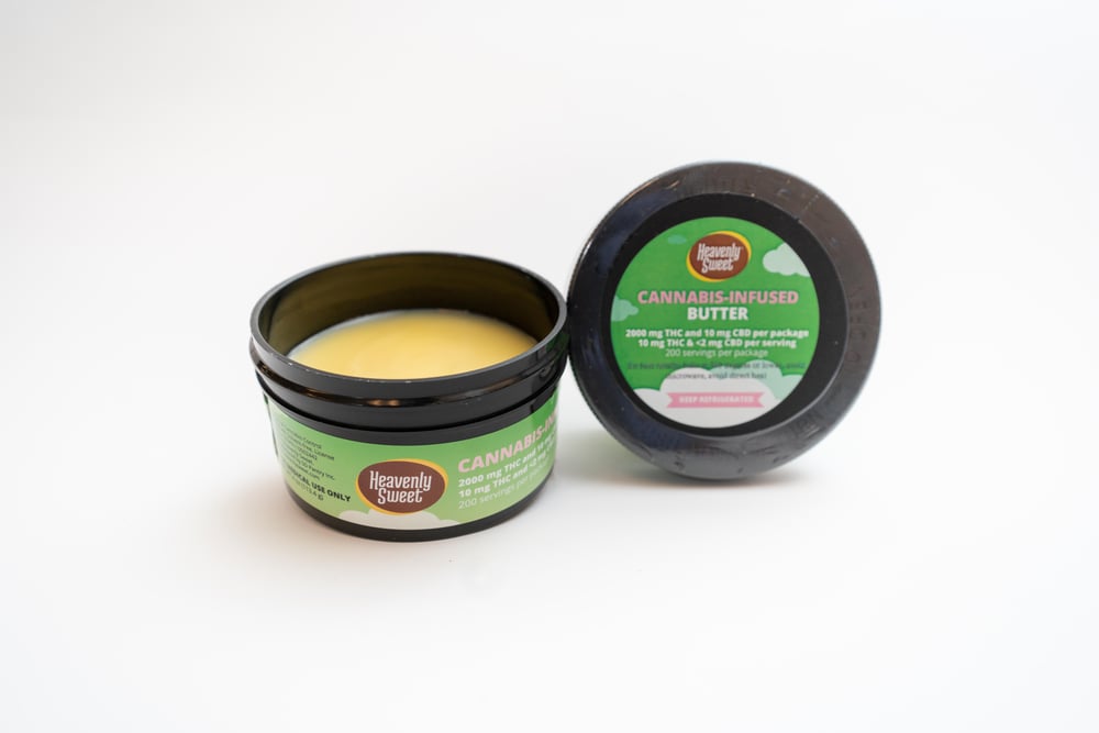 Cannabutter Medical [4oz] (10mg CBD/2000mg THC) by Heavenly Sweet