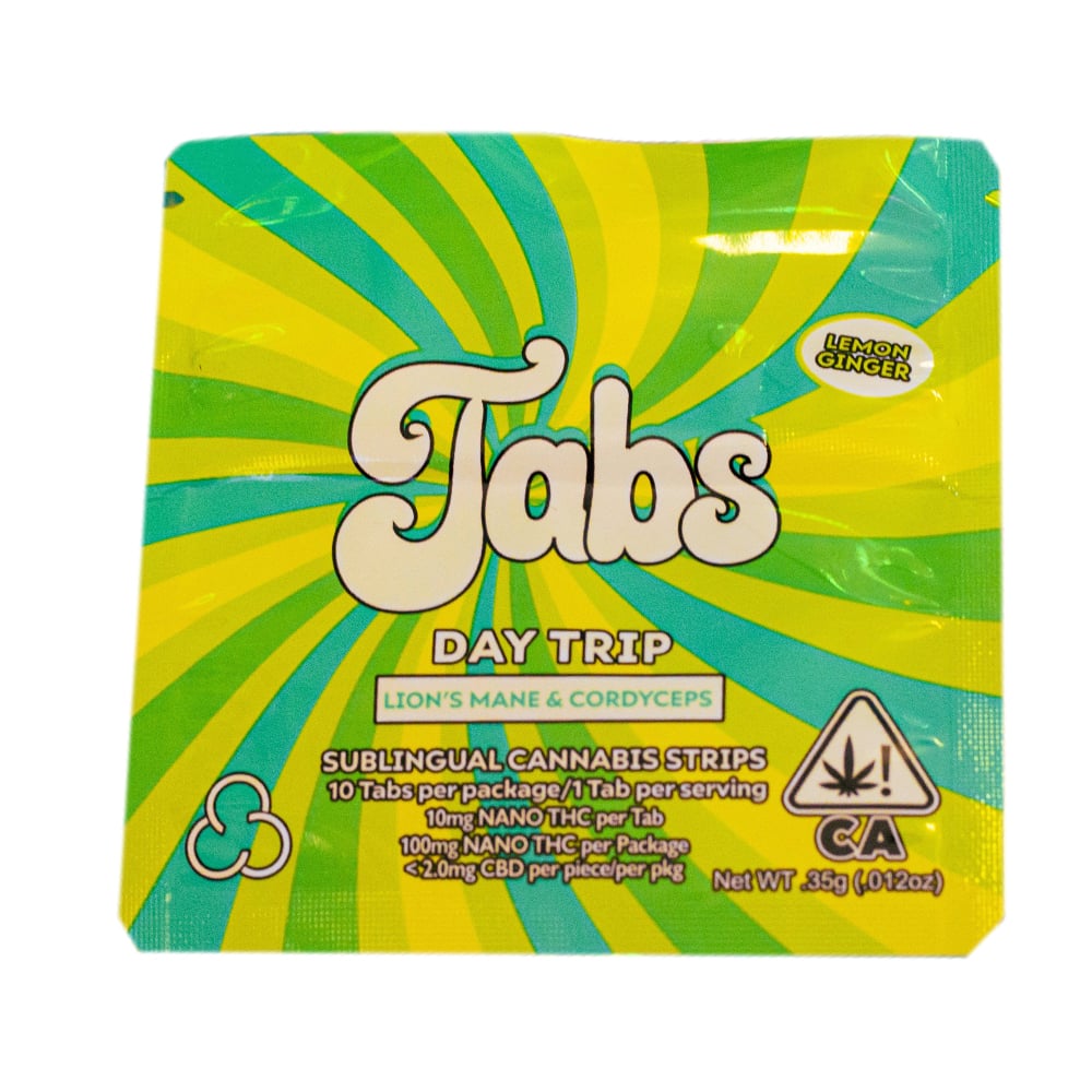 Lemon Ginger Day Trip [10pk] (100mg) by Tabs