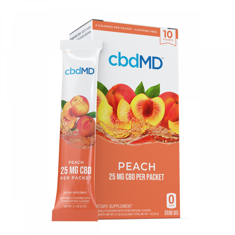 Peach (25mg CBD) by cbdMD
