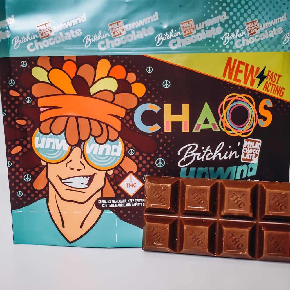 Bitchin Milk Chocolate - Unwind (100mg) by Chaos