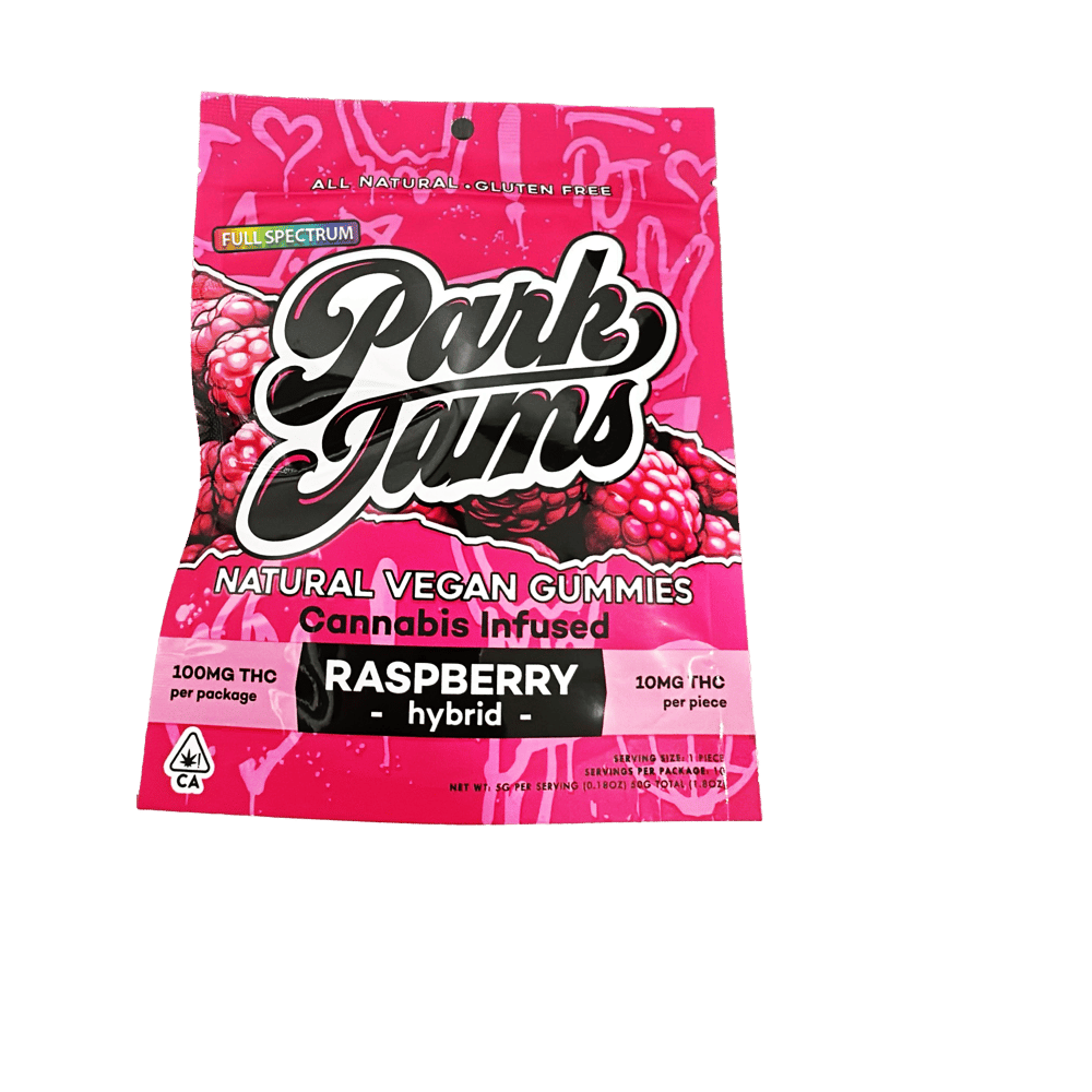 Raspberry [10pk] (100mg) Full Spectrum by Park Jams