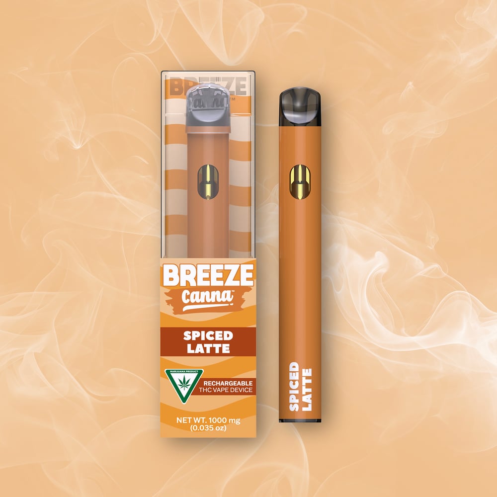 Spiced Late - Seasonal 1g PLUS Vape Device — BREEZE Canna by Breeze Canna