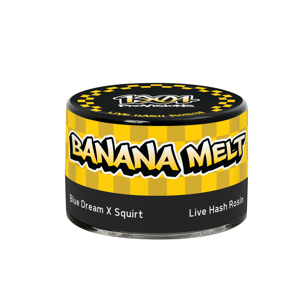 1904 Provisions | BANANA MELT | Live Hash Rosin | Ice Water Hash | 1g by 1904