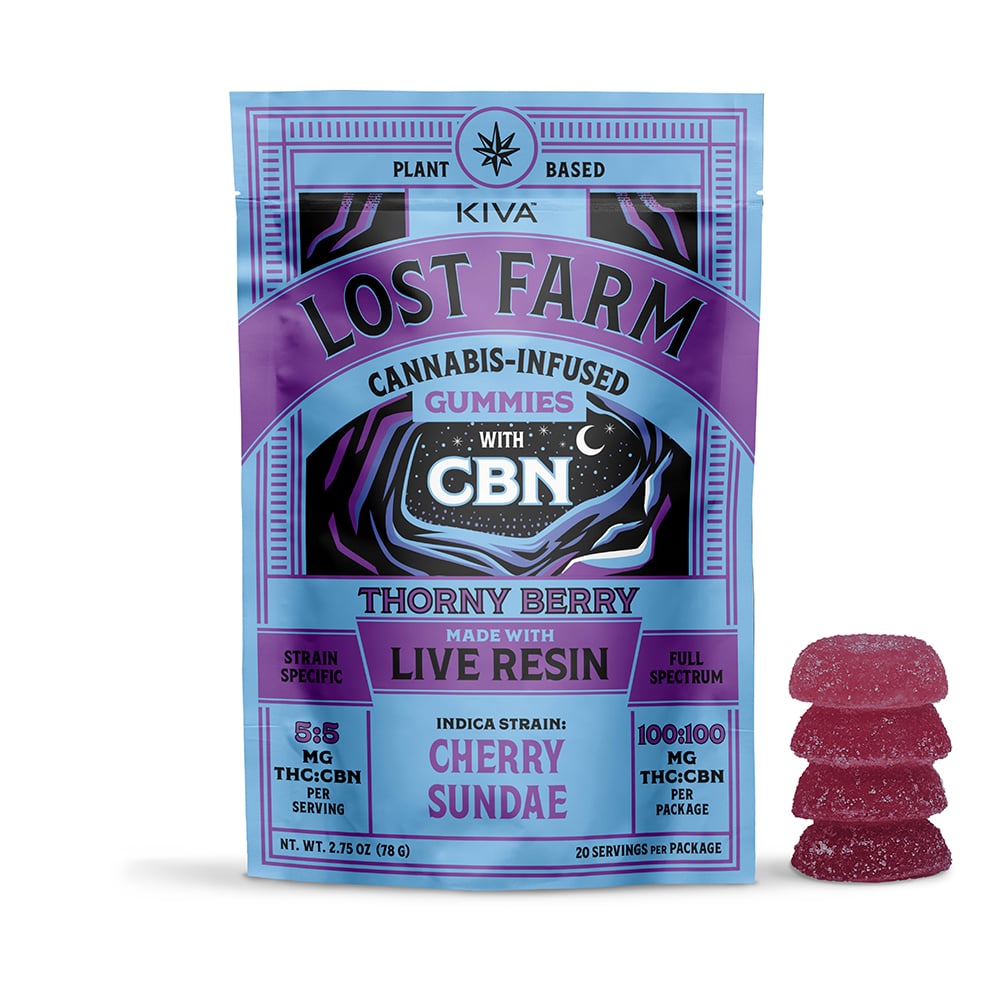 PROMO - Lost Farm - 5:5 Thorny Berry x Cherry Sundae [20pk] (100mg THC/100mg CBN) by PROMO