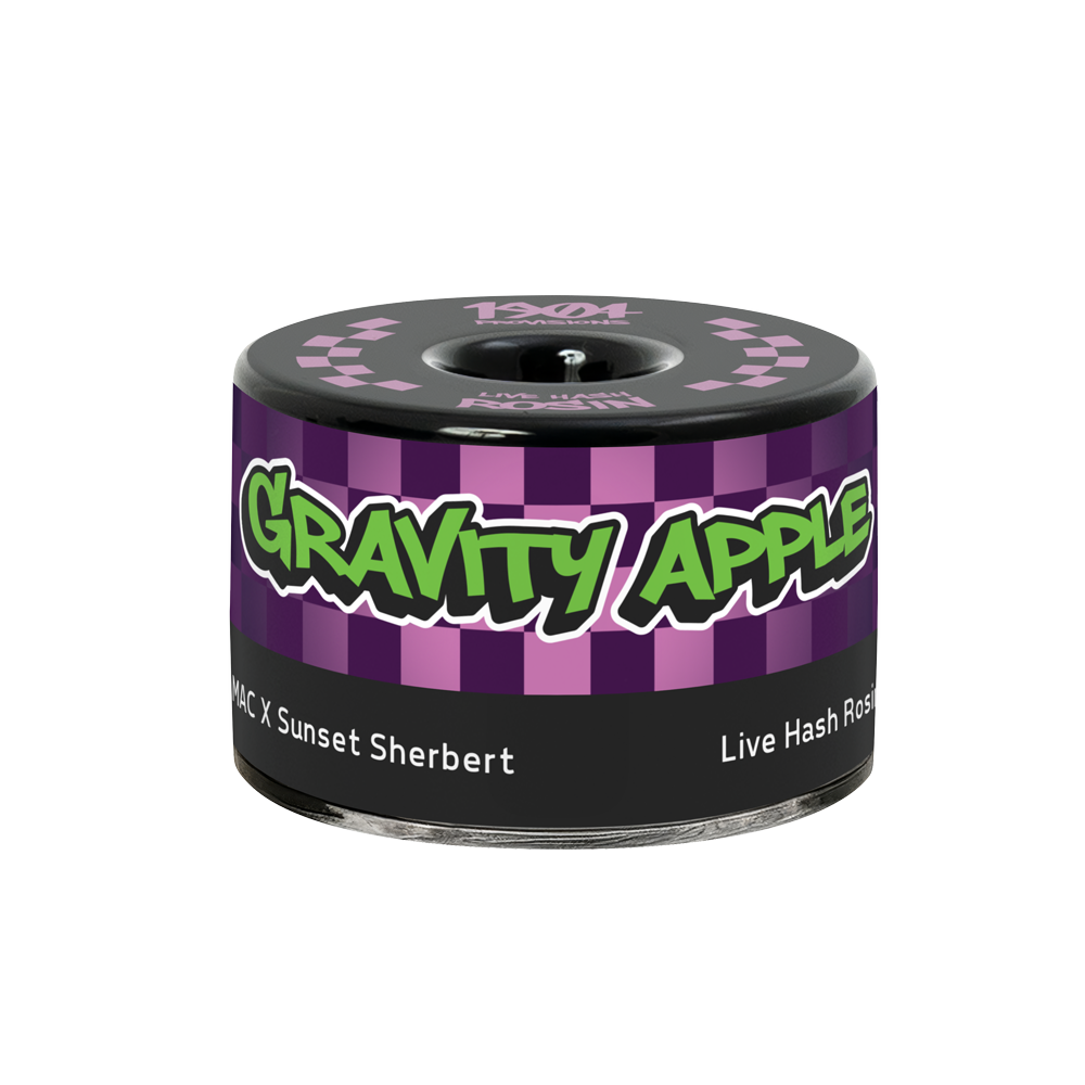 1904 Provisions | GRAVITY APPLE | Live Hash Rosin | Ice Water Hash | 1g by 1904