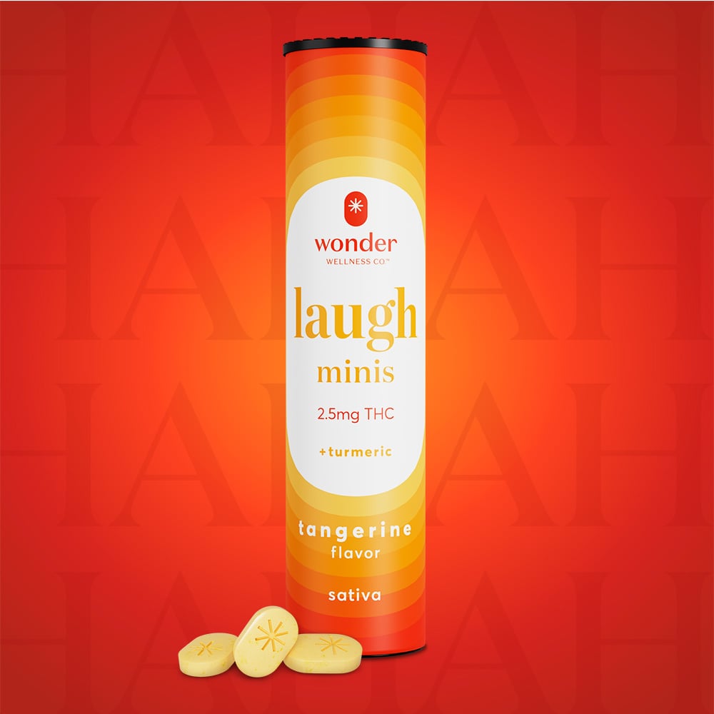 *Wonder Laugh Minis (Tangerine) [40pk] (100mg) by * Wonder Wellness Co.™