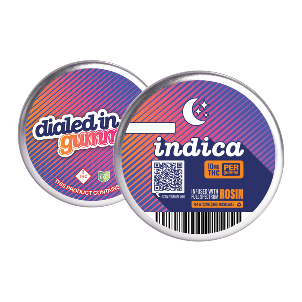 100mg - Gummy Side of the Moon - Rosin Gummies (10pk) by Dialed In Gummies