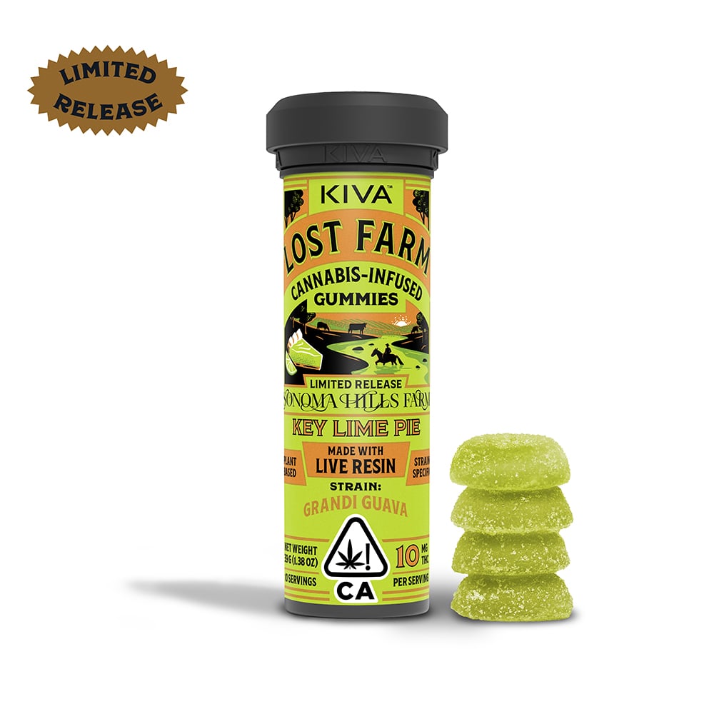 Key Lime Pie x Grandi Guava [10pk] (100mg) by Lost Farm