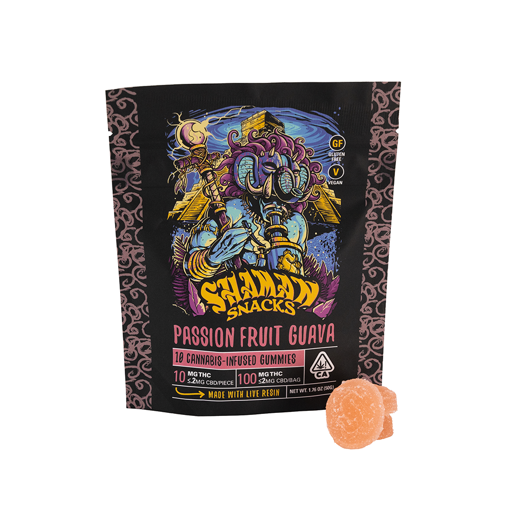 Passion Fruit Guava [10pk] (100mg) by Shaman Extracts