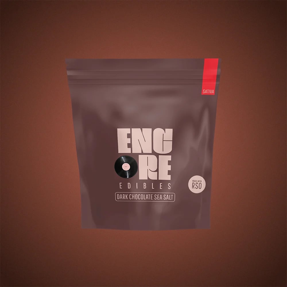 Dark Chocolate - Sativa [10pk] (100mg) by Encore Edibles