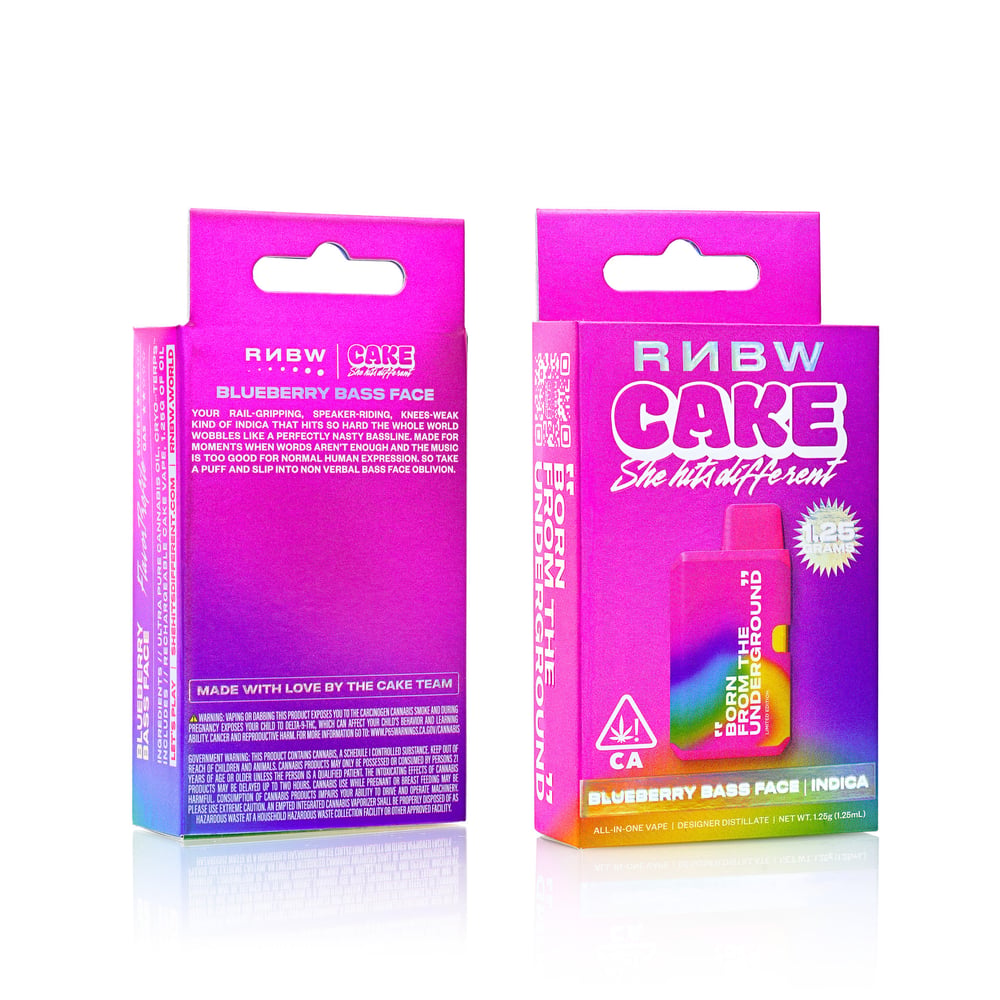 Blueberry Bass Face (Limited Edition) [1250mg] by CAKE she hits different