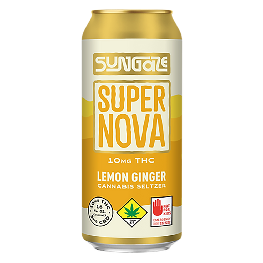 Sungaze Supernova: Lemon Ginger [4pk] (40mg THC/20mg CBD) by Sungaze