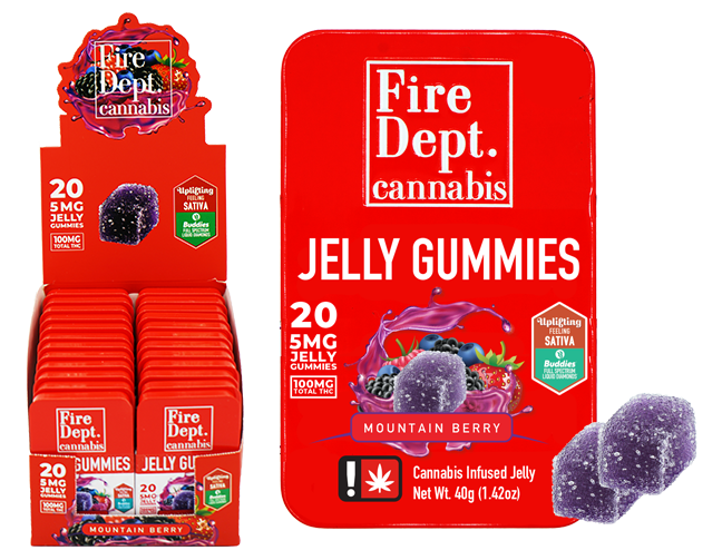 Berry - Sativa (100mg) by Fire Dept.