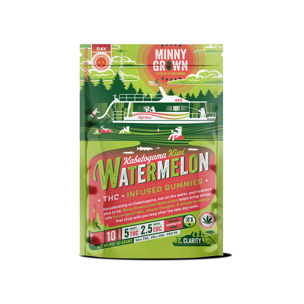 Kabetogama Kiwi Watermelon 2:1 [10pk] (50mg THC/25mg CBC) by Minny Grown