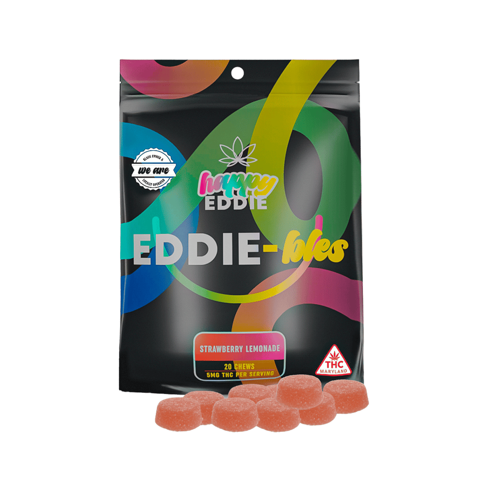 Happy Eddie-bles | Strawberry Lemonade [20pk] (100mg) by Happy Eddie
