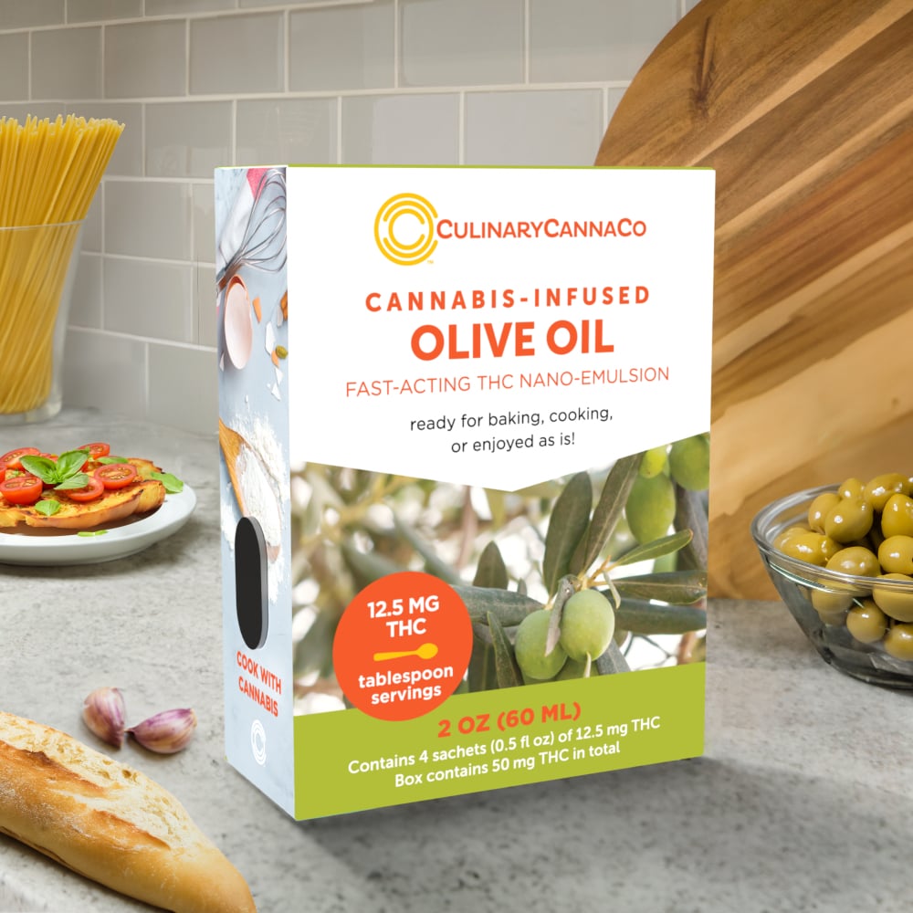 Infused Olive Oil [4pk] (50mg) by Culinary Canna Co.